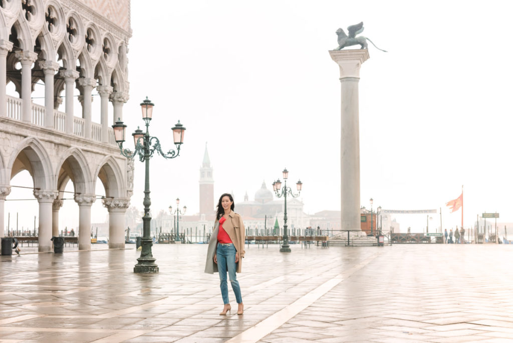 Morning at St Mark's Square in Venice, Italy