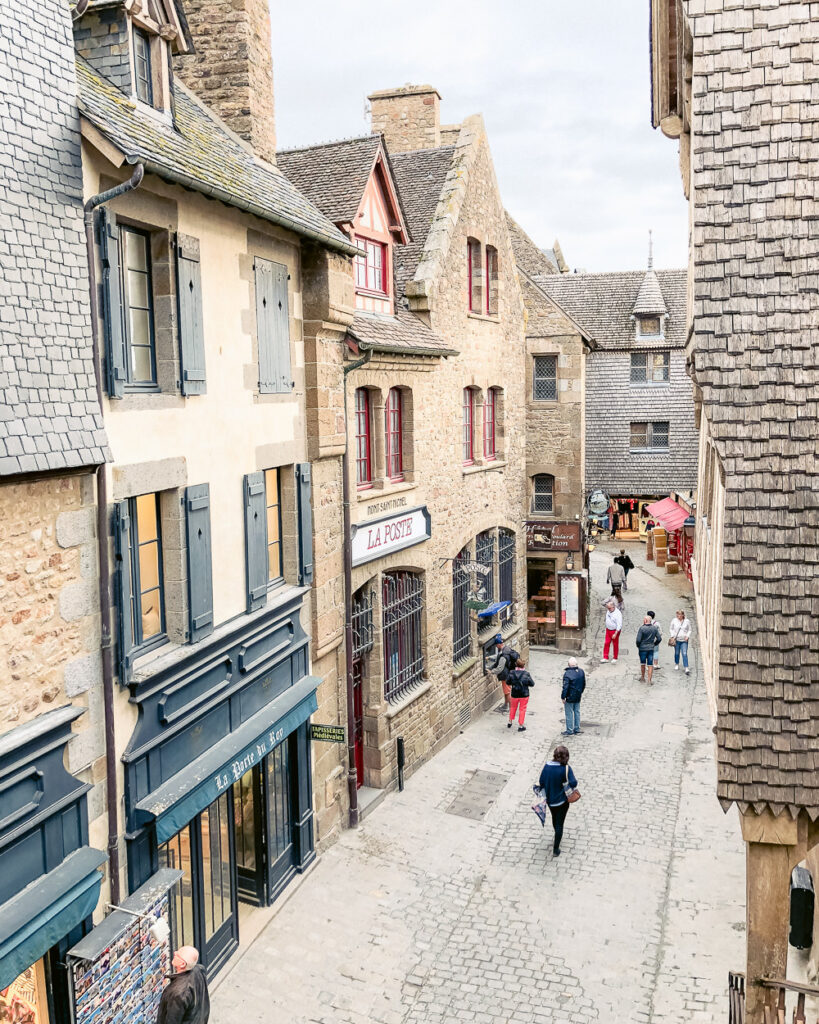 Mont St Michel Village Street