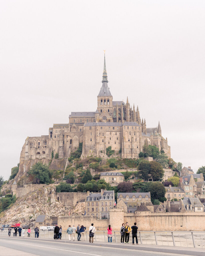 View of Mont St Michel From Causeway