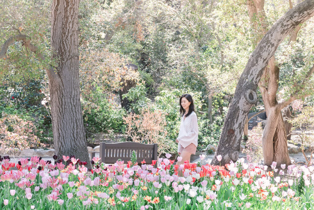 Descanso Gardens in L.A. has beautiful Spring blooms including tulips and magnolias! Perfect for flower lovers and photographers!