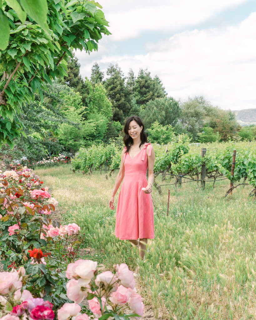 Sonoma Vineyard with Beautiful Garden