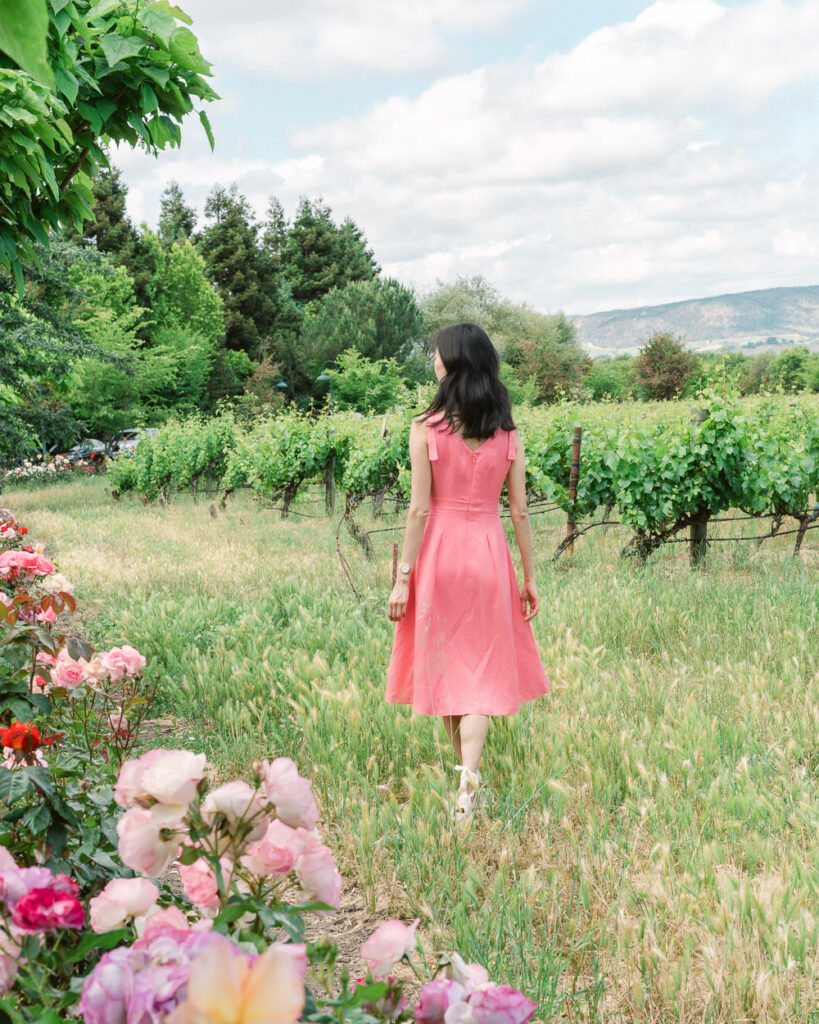 Sonoma Vineyard with Beautiful Garden