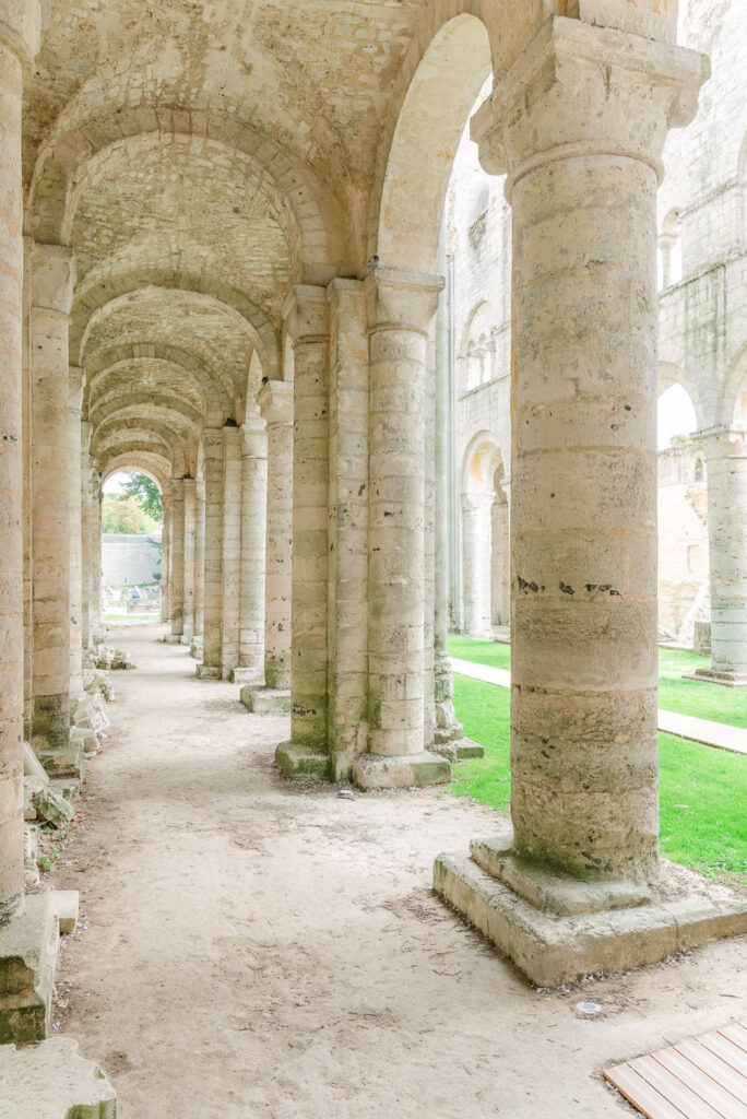 The Ruins of the Jumieges Abbey in Normandy France, considered one of the most beautiful in France