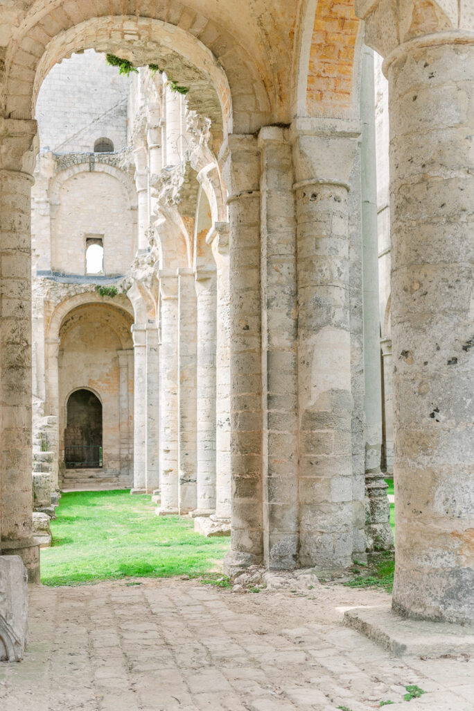 The Ruins of the Jumieges Abbey in Normandy France, considered one of the most beautiful in France