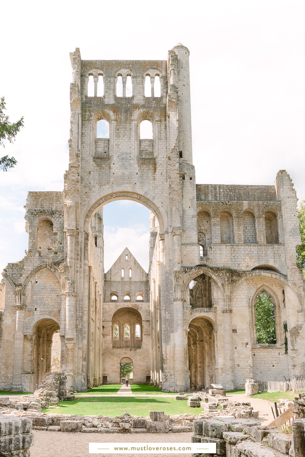 The Ruins of the Jumieges Abbey in Normandy France