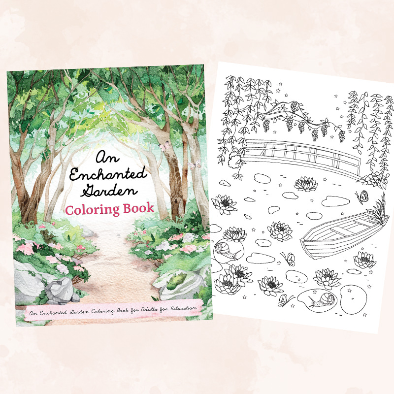 An Enchanted Garden with Monet's Garden